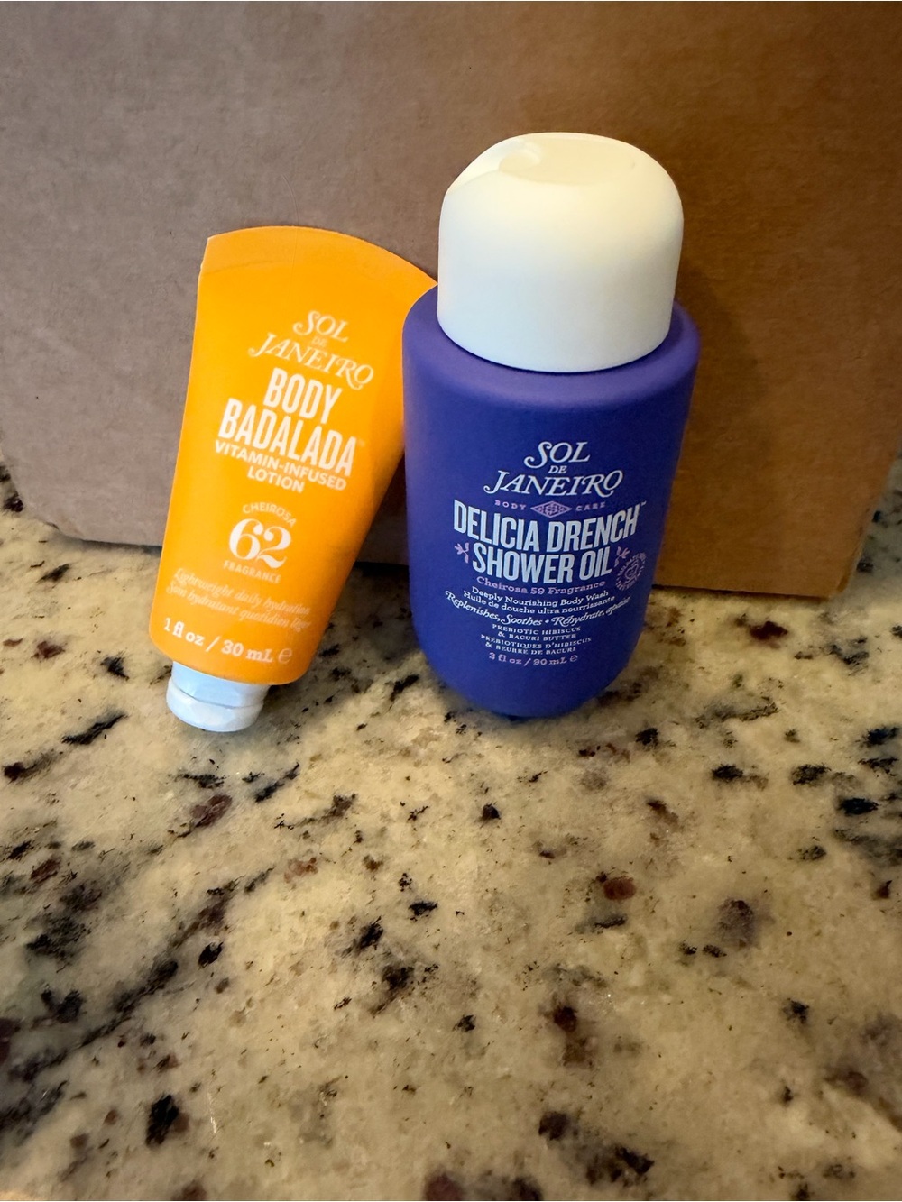 Sol De Janeiro Lotion and shower oil